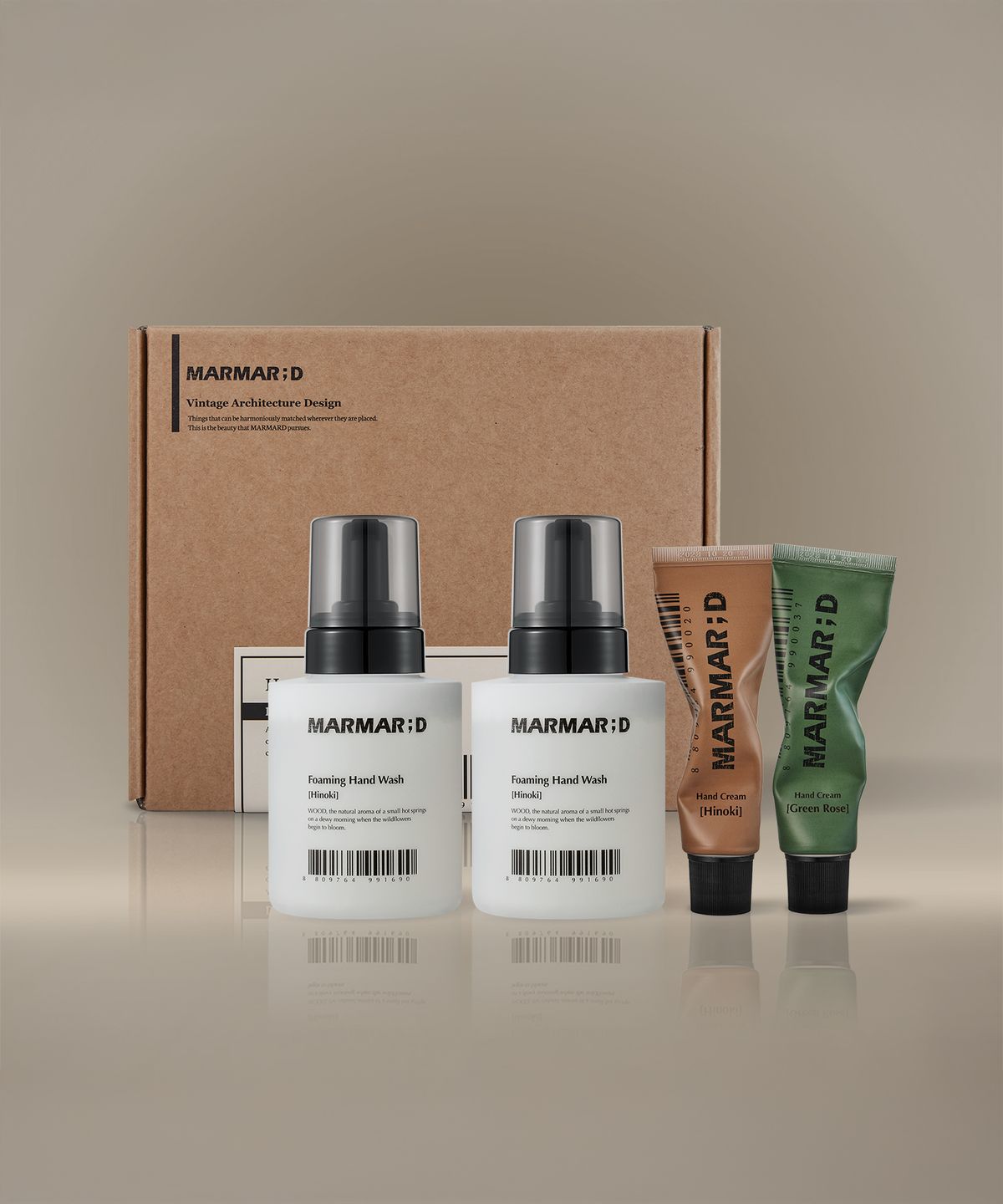마르마르디(MARMARD) 핸드워시&핸드크림 4종 세트