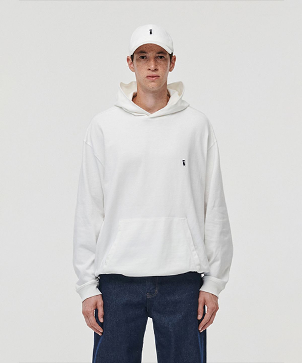 에러스익셉티드(ERRORS EXCEPTED) PH002 로고후디 (White)