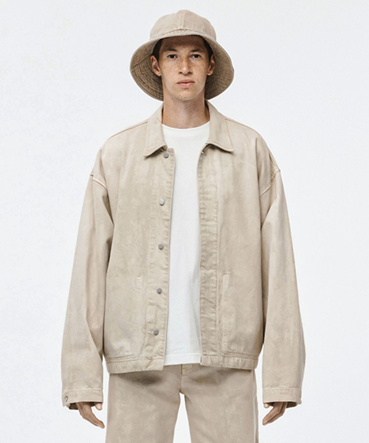 에러스익셉티드(ERRORS EXCEPTED) JK011 초어 데님자켓 (Sand Beige)