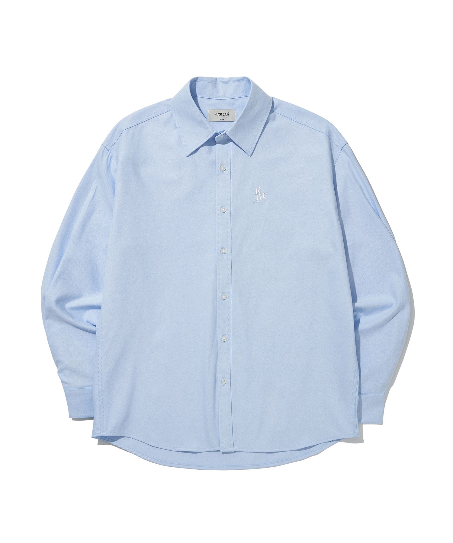 MUSINSA | RAW LAB City Boy Oversized Oxford Shirt (Sky Blue)