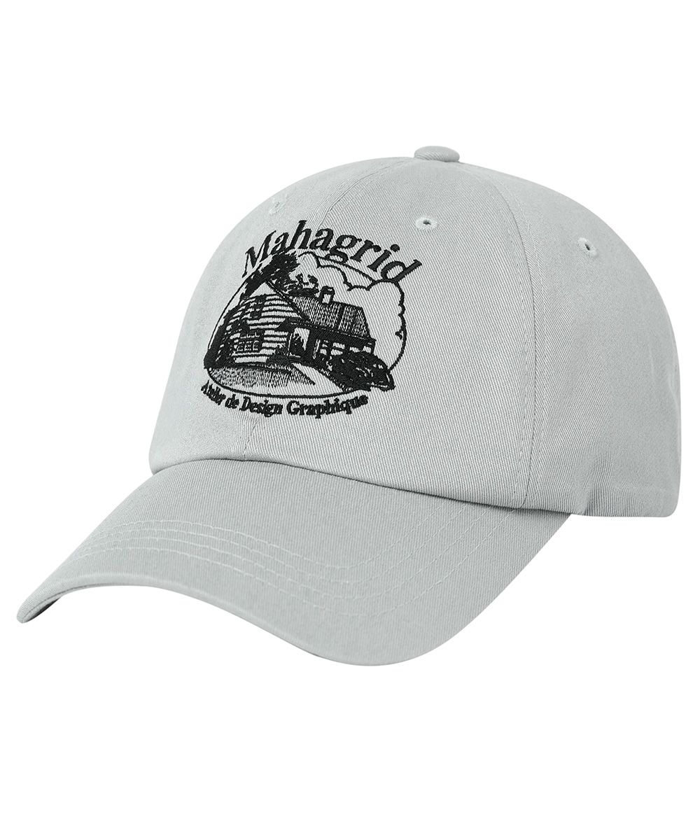 MUSINSA | MAHAGRID ATELIER BALL CAP GRAY (MG2CFMAB30A)