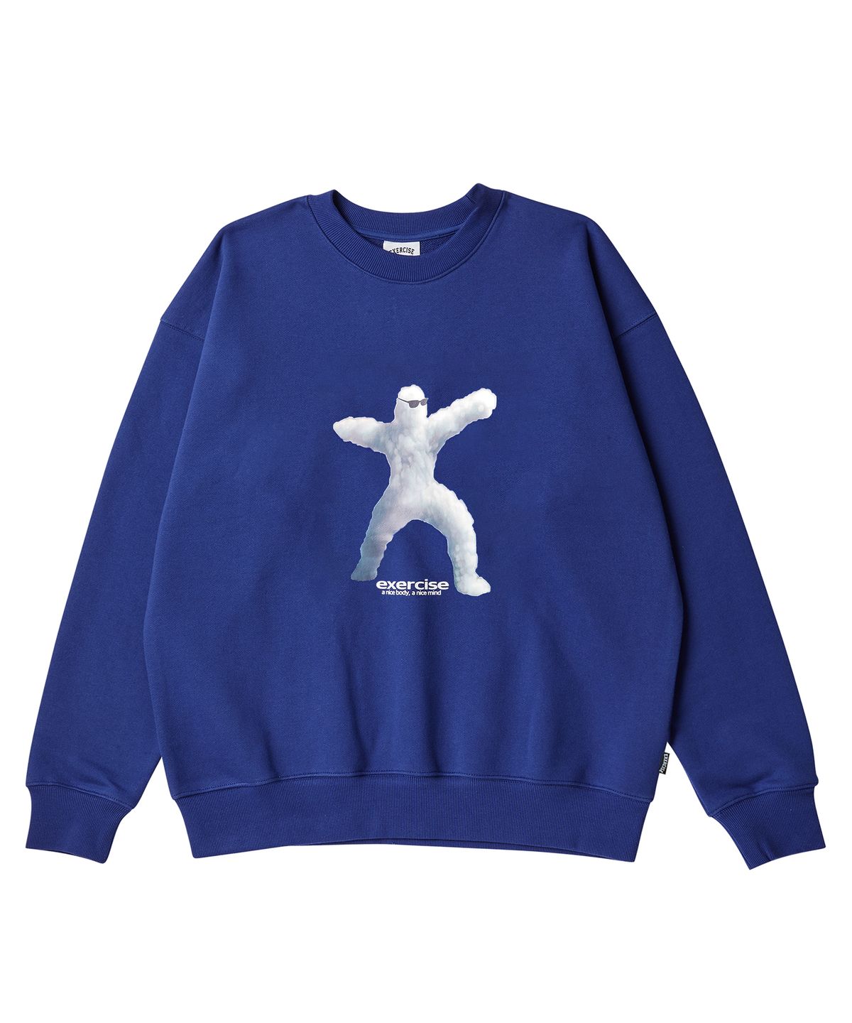 엑서사이즈(EXERCISE) ATHLETIC CLOUD SWEATSHIRT_PACIFIC BLUE