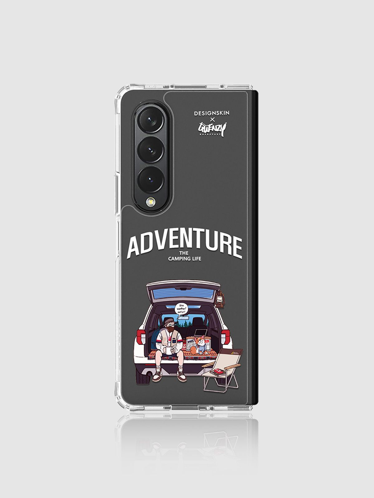 디자인스킨(DESIGNSKIN) 갤럭시Z폴드4 피닉스 프로 그래픽 케이스 퀸지-어드벤처
