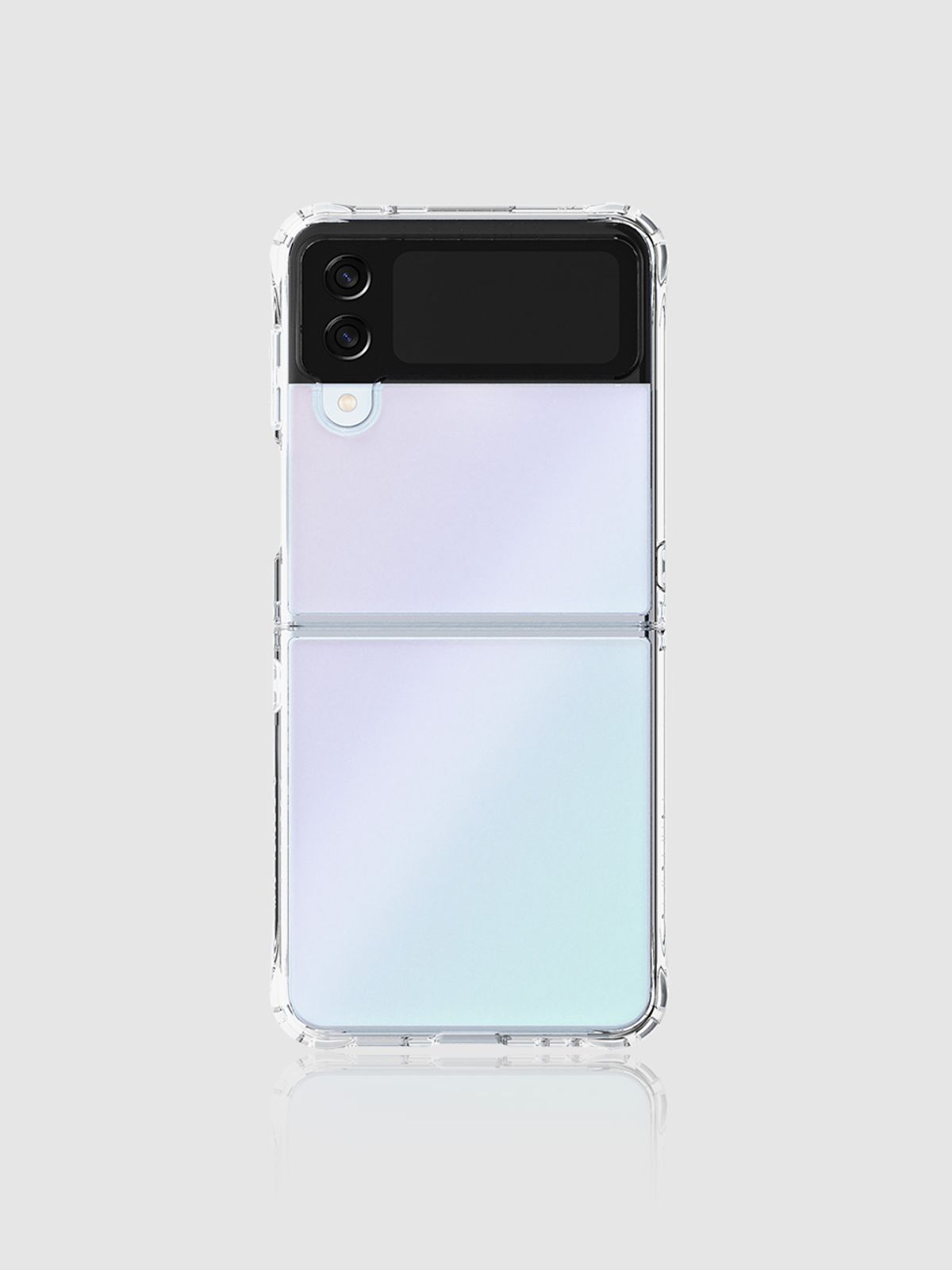 디자인스킨(DESIGNSKIN) 갤럭시Z플립4 피닉스 프로 홀로그램 클리어 케이스