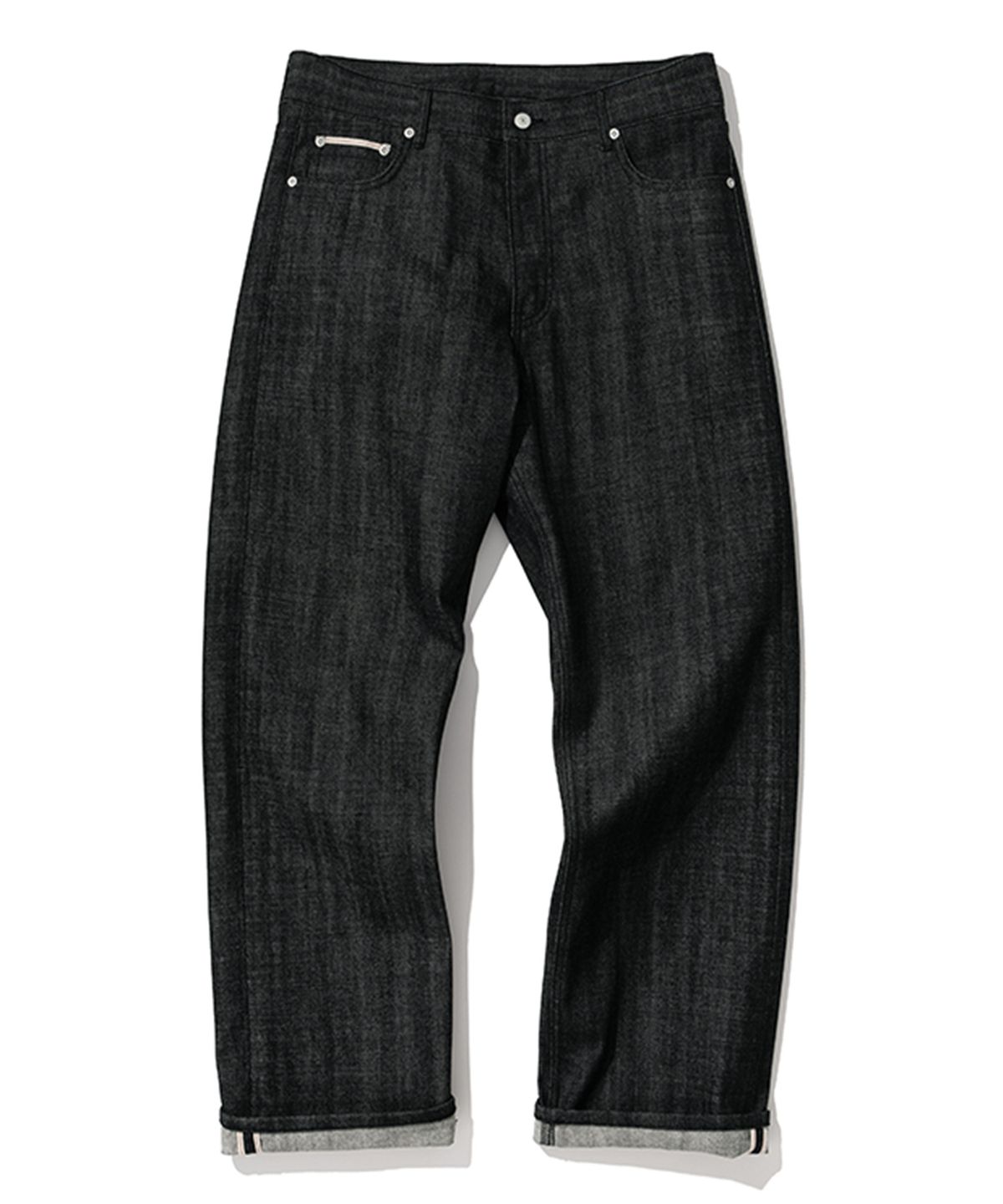 유니폼브릿지(UNIFORM BRIDGE) selvedge denim pants raw black