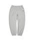 베이직 스몰 로고 조거 팬츠 - 멜란지 그레이