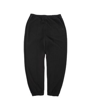 베이직 스몰 로고 조거 팬츠 - 블랙