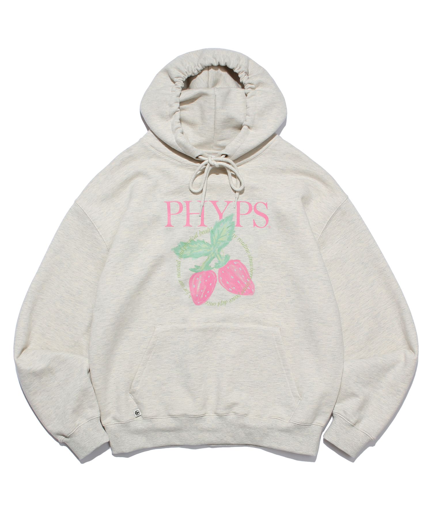 ◆Phyps Department◆ Strawberry Hood_Oatmeal MUSINSA | PHYPS STRAWBERRY HOODIE_OATMEAL