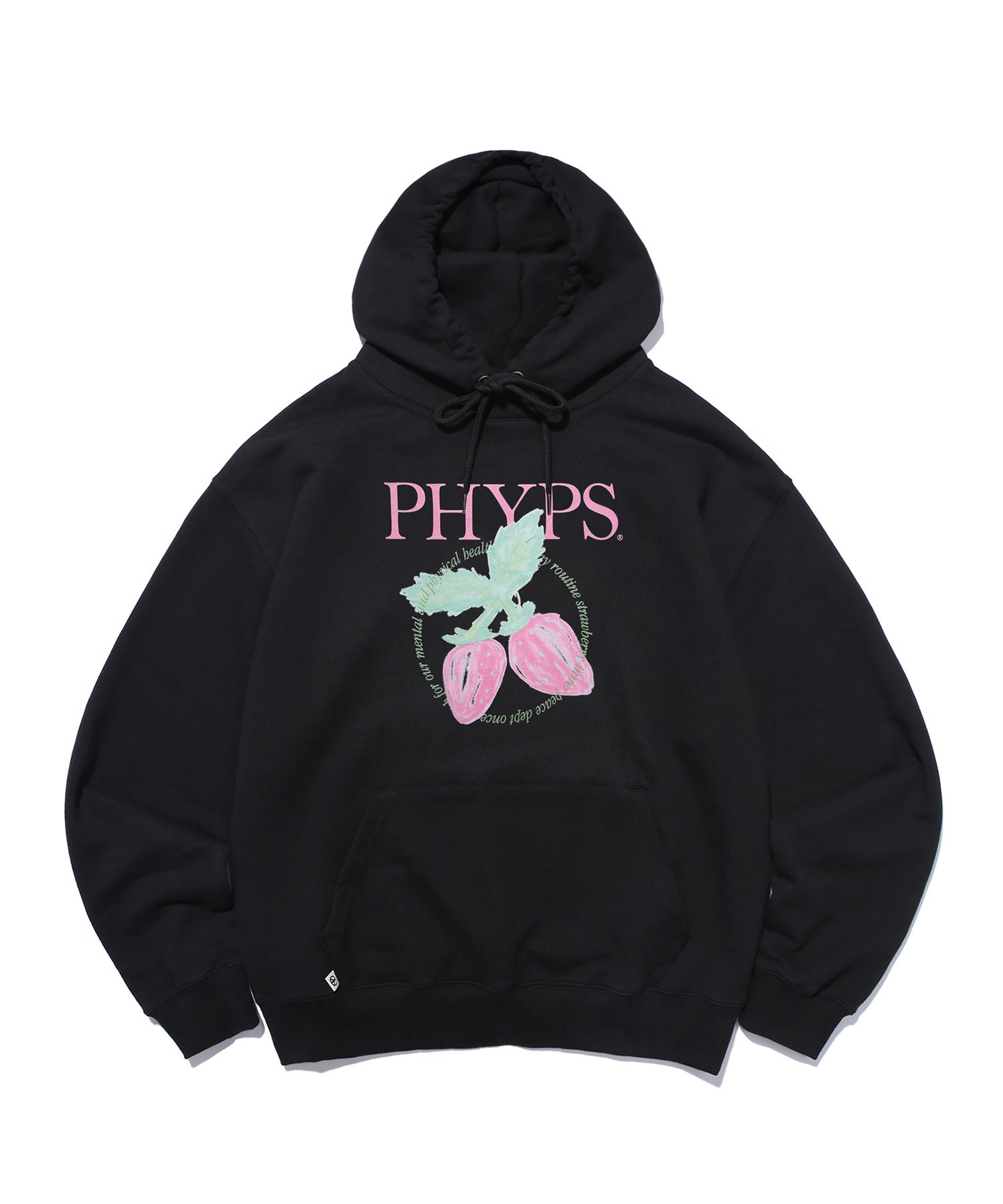 MUSINSA | PHYPS Strawberry Hood_Black