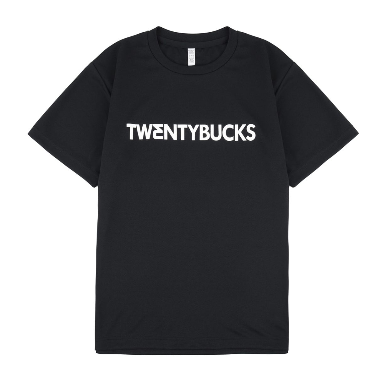 투엔티벅스(TWENTY BUCKS) 퍼포먼스 티셔츠 TB-300_BK