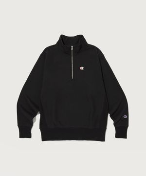 리버스위브 120 하프 집업 풀오버 Black