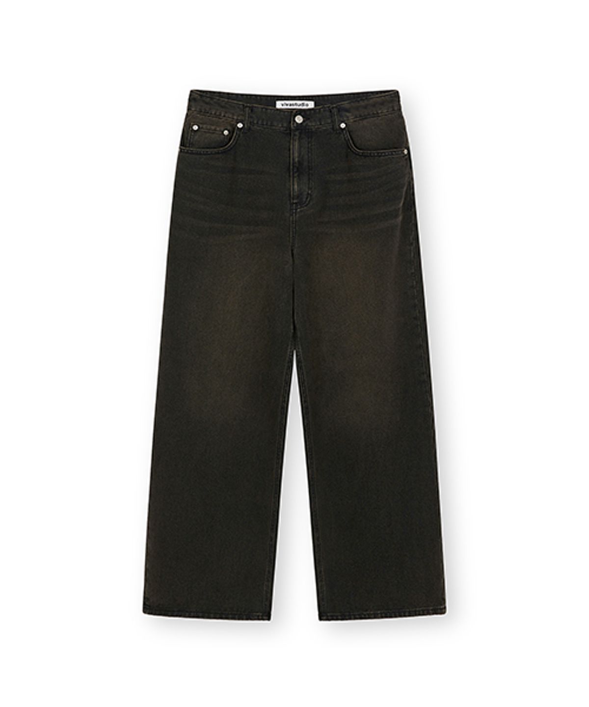 비바스튜디오(VIVASTUDIO) WIDE DENIM PANTS [BLACK]