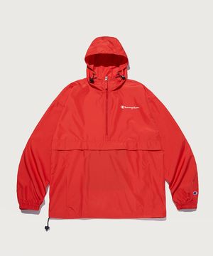 스크립트 로고 패커블 아노락 Normal Red