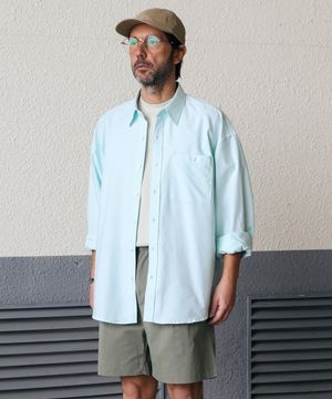 클래식 오버 핏 옥스포드 셔츠 민트