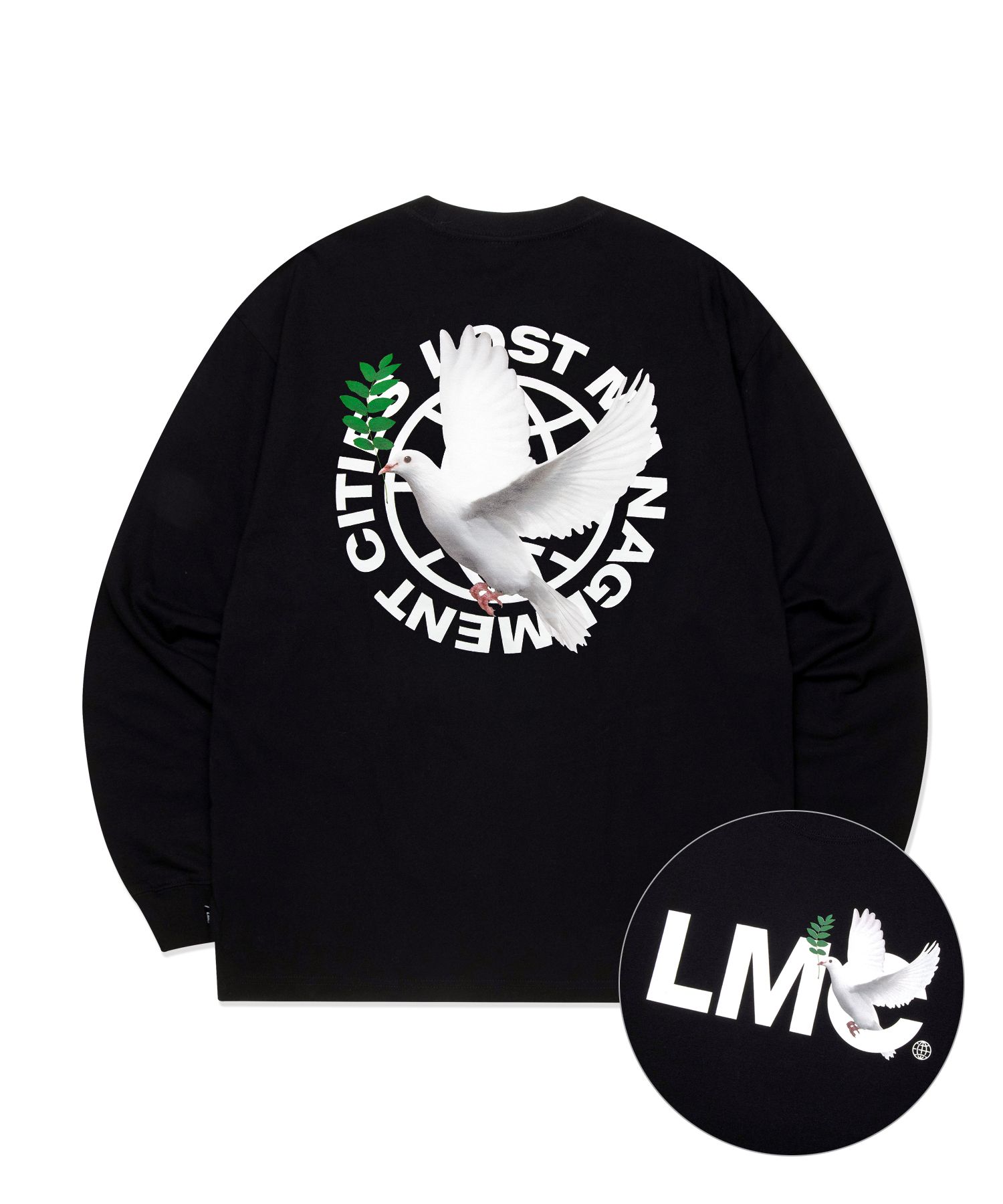 MUSINSA公式 | LMC LMC DOVE LONG SLV TEE black