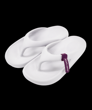 브린 플립 플랍 쿠션 슬리퍼 화이트