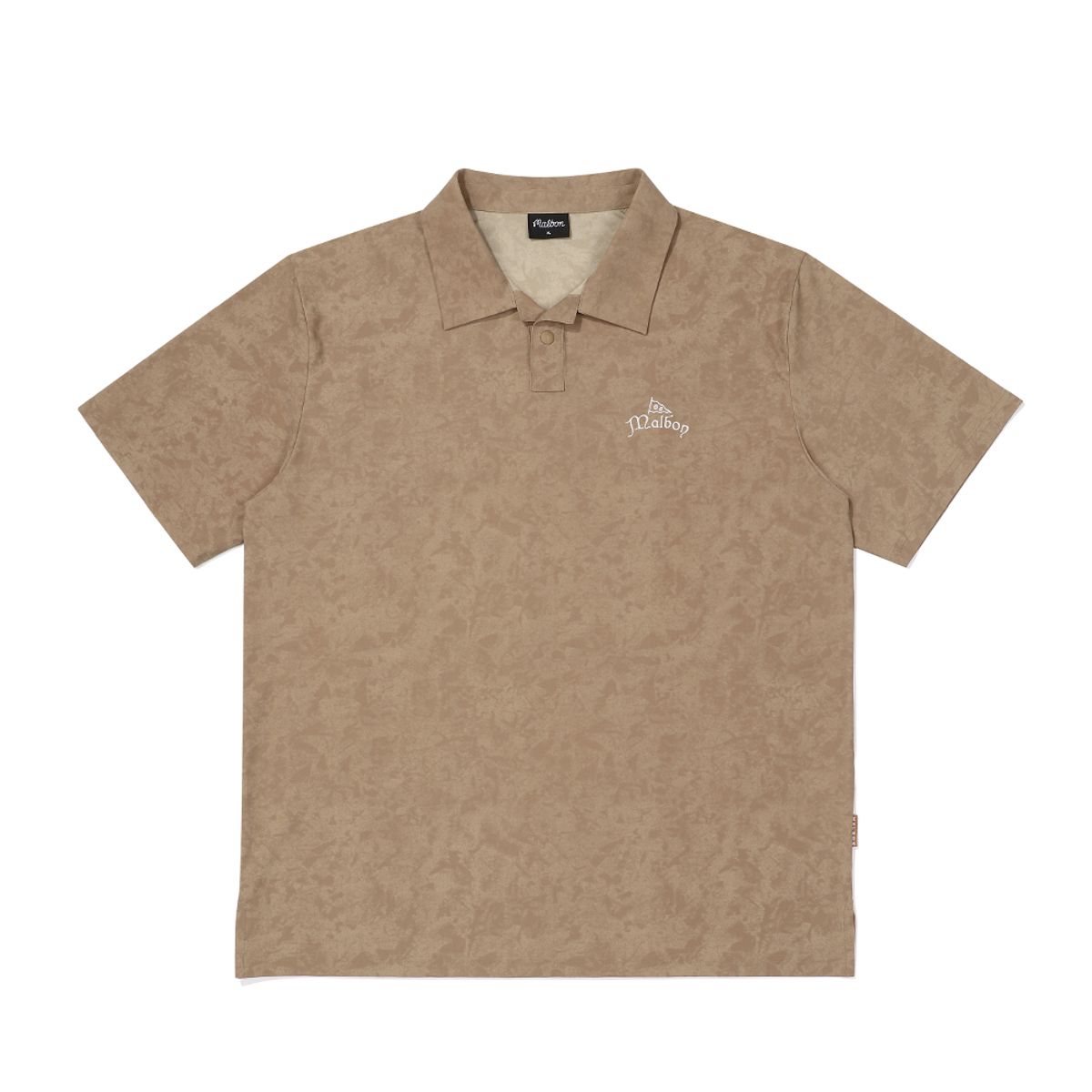말본 골프(MALBON GOLF) 카모플라쥬 패턴 폴로 티셔츠 BROWN (MAN)