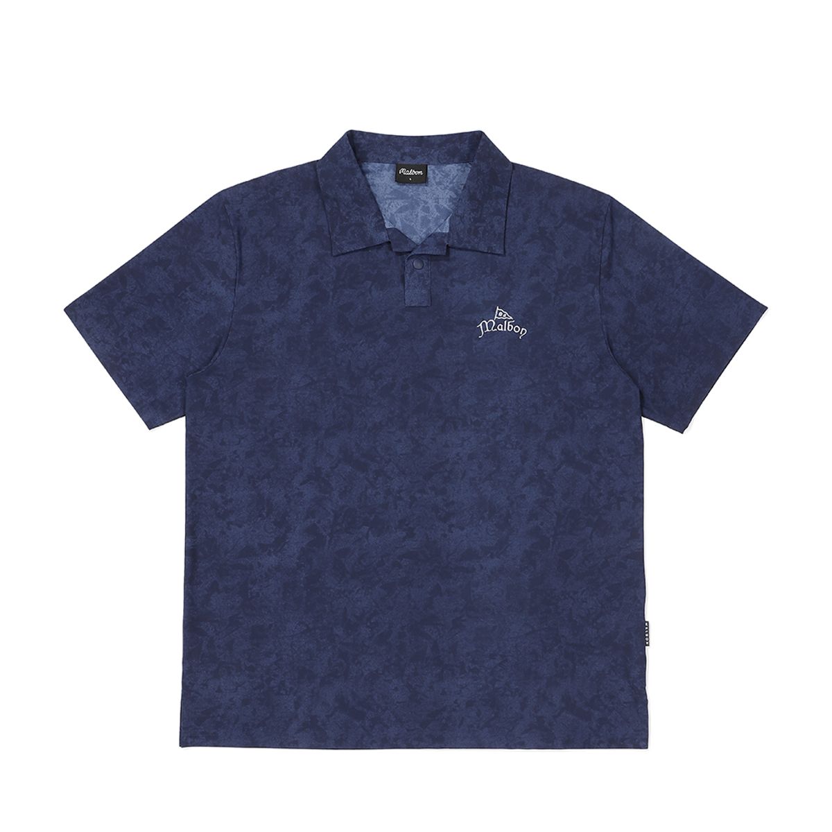 말본 골프(MALBON GOLF) 카모플라쥬 패턴 폴로 티셔츠 BLUE (MAN)