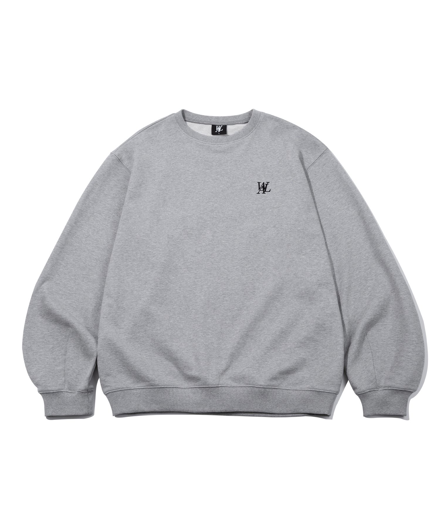 ★WOOALONG★ Signature balloon over sweatshirt MUSINSA | WOOALONG Signature balloon over sweatshirt - BLACK