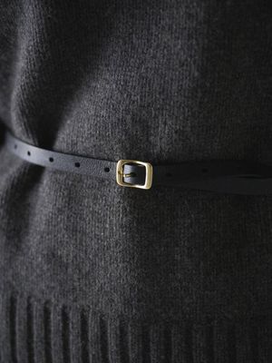 BASIC SLIM BELT_BK