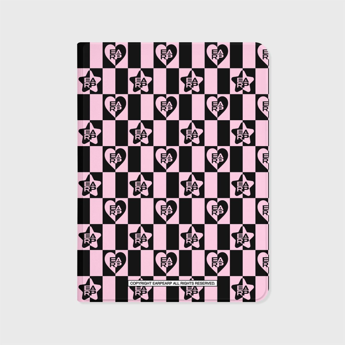 어프어프(EARPEARP) EARP CHECK PATTERN-BLACK(아이패드-커버)
