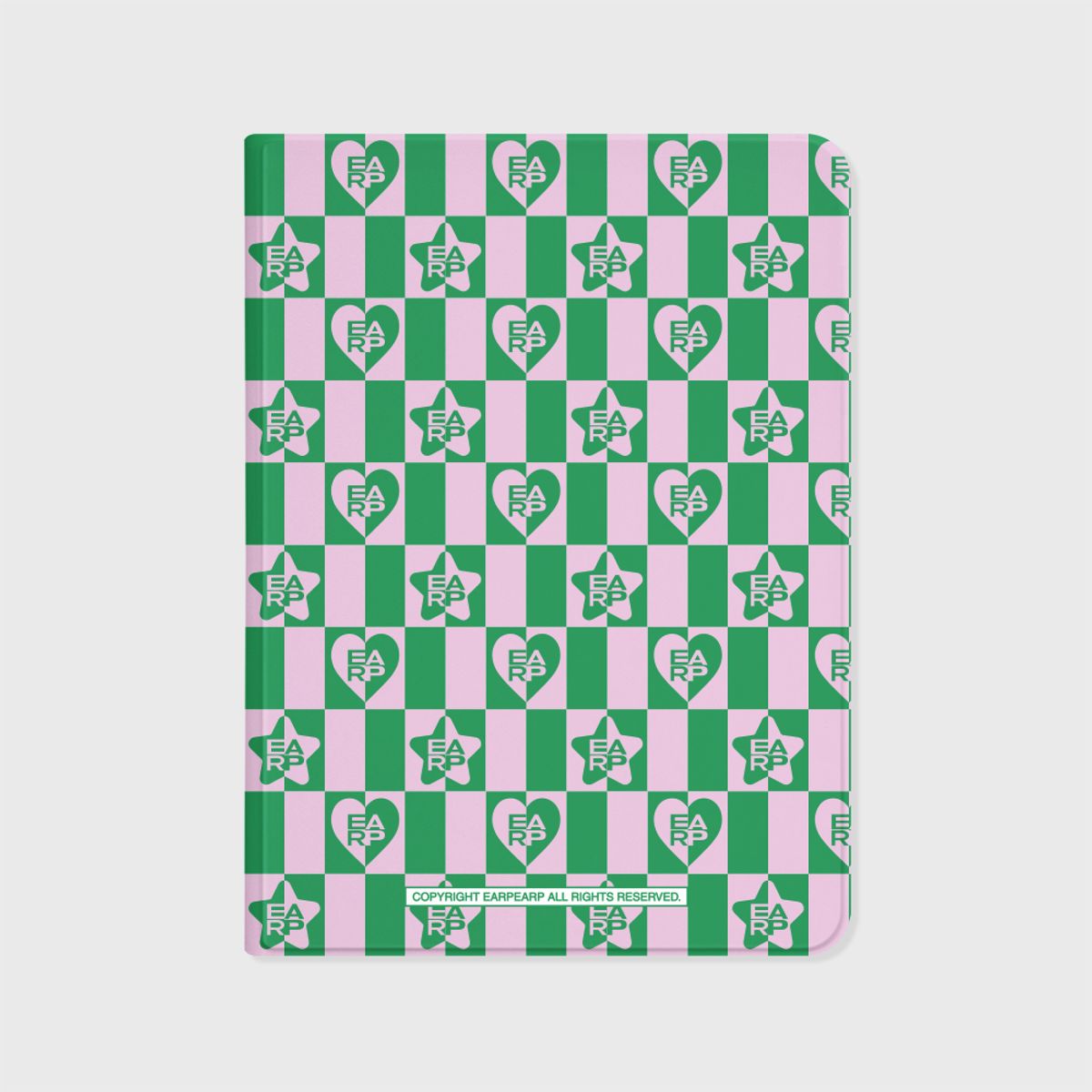 어프어프(EARPEARP) EARP CHECK PATTERN-GREEN(아이패드-커버)