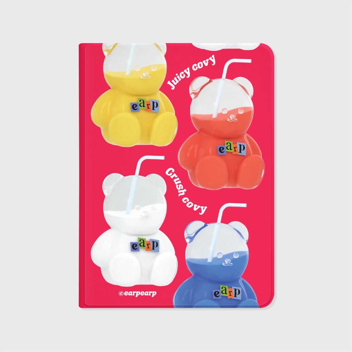 어프어프(EARPEARP) JUICY COVY PATTERN-RED(아이패드-커버)