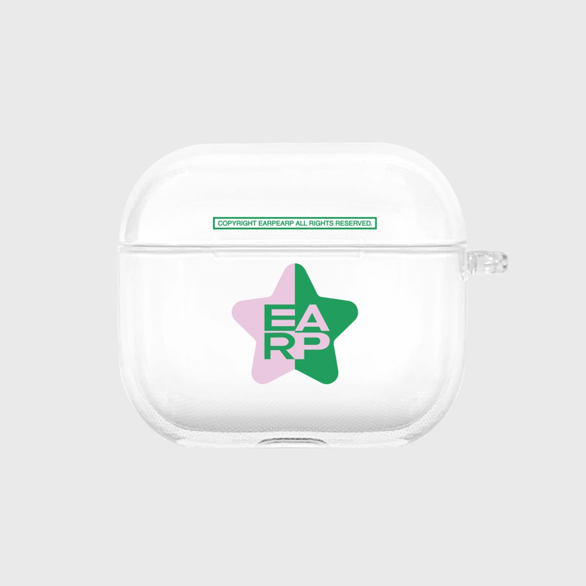 어프어프(EARPEARP) EARP PATTERN-GREEN(에어팟3-클리어하드)