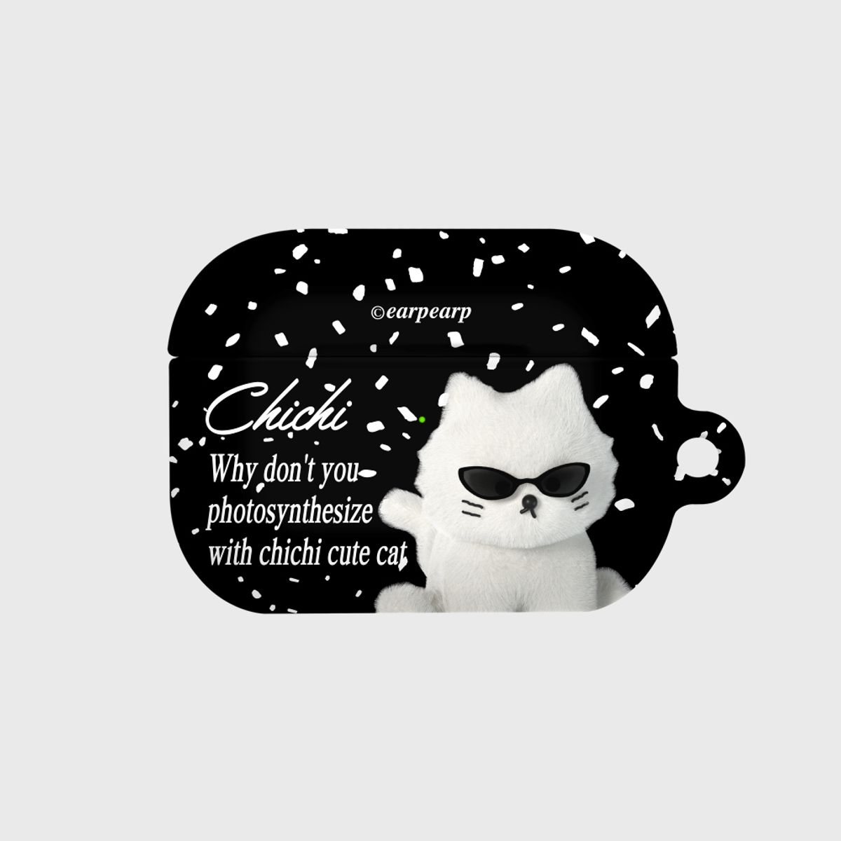 어프어프(EARPEARP) [프로3 추가]SUNGLASSES CHICHI-BLACK(에어팟프로-하드)