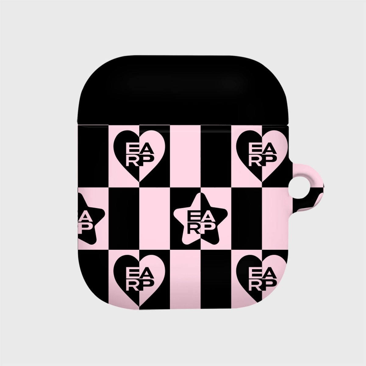 어프어프(EARPEARP) EARP CHECK PATTERN-BLACK(에어팟-하드)