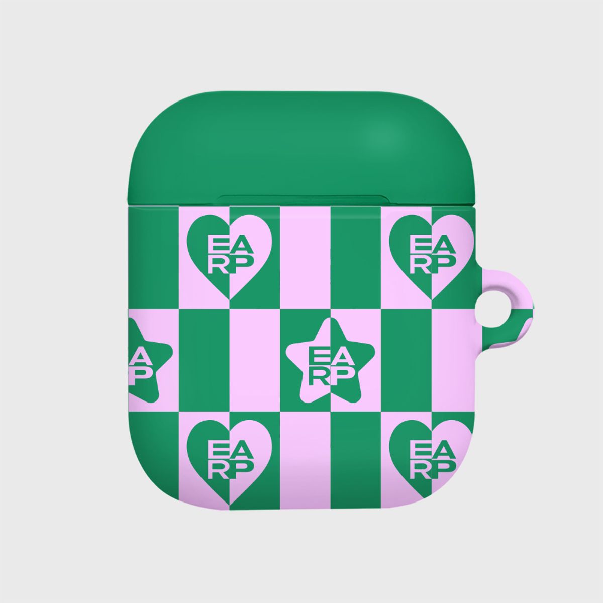 어프어프(EARPEARP) EARP CHECK PATTERN-GREEN(에어팟-하드)