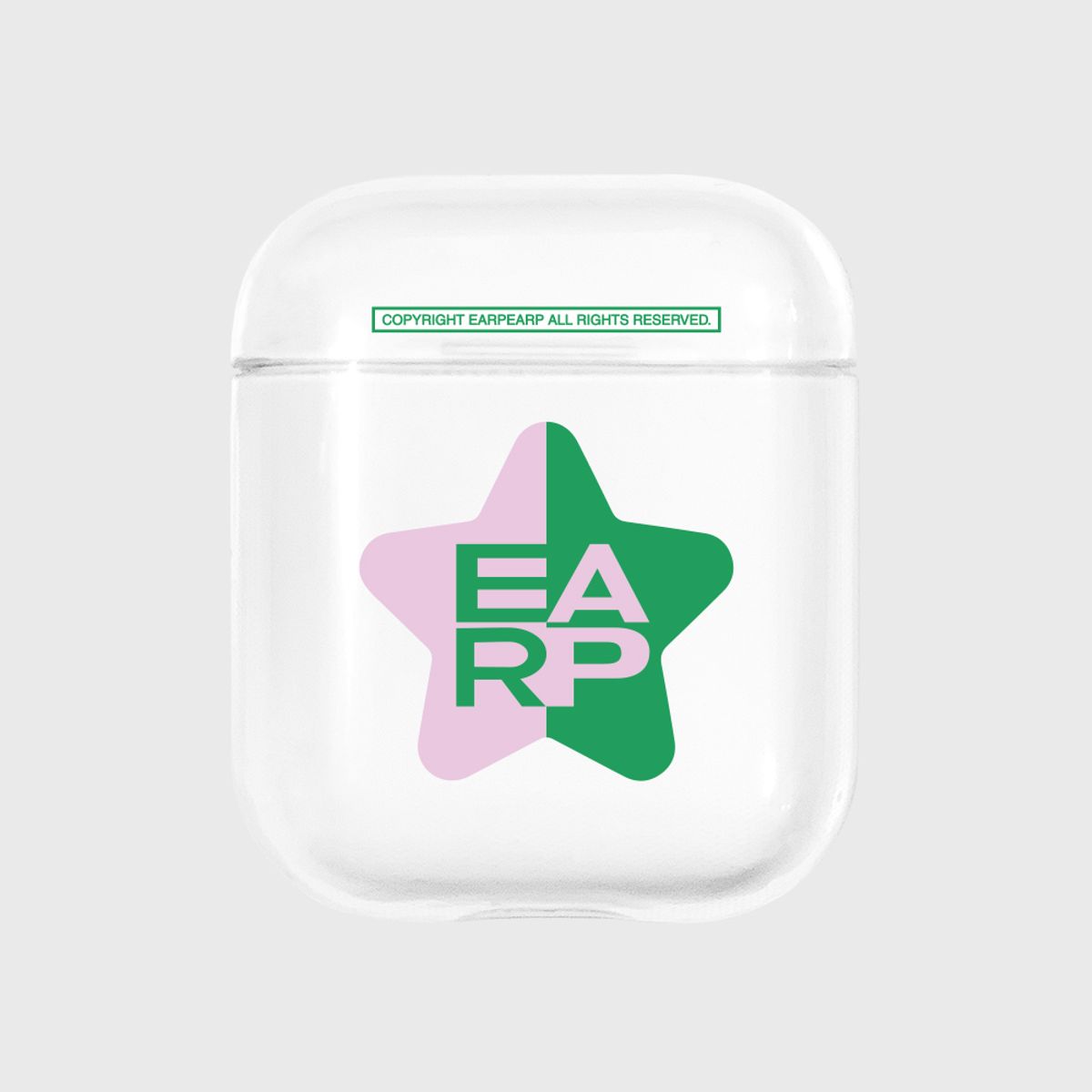 어프어프(EARPEARP) EARP PATTERN-GREEN(에어팟-클리어)