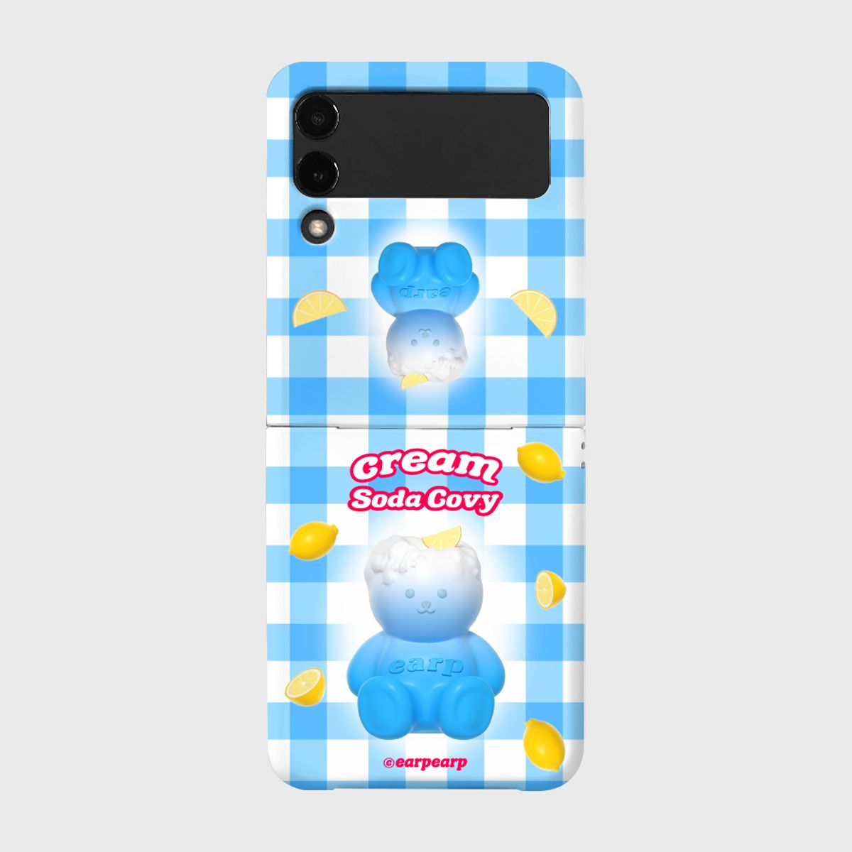 어프어프(EARPEARP) CREAM SODA COVY-BLUE(Z플립-하드)