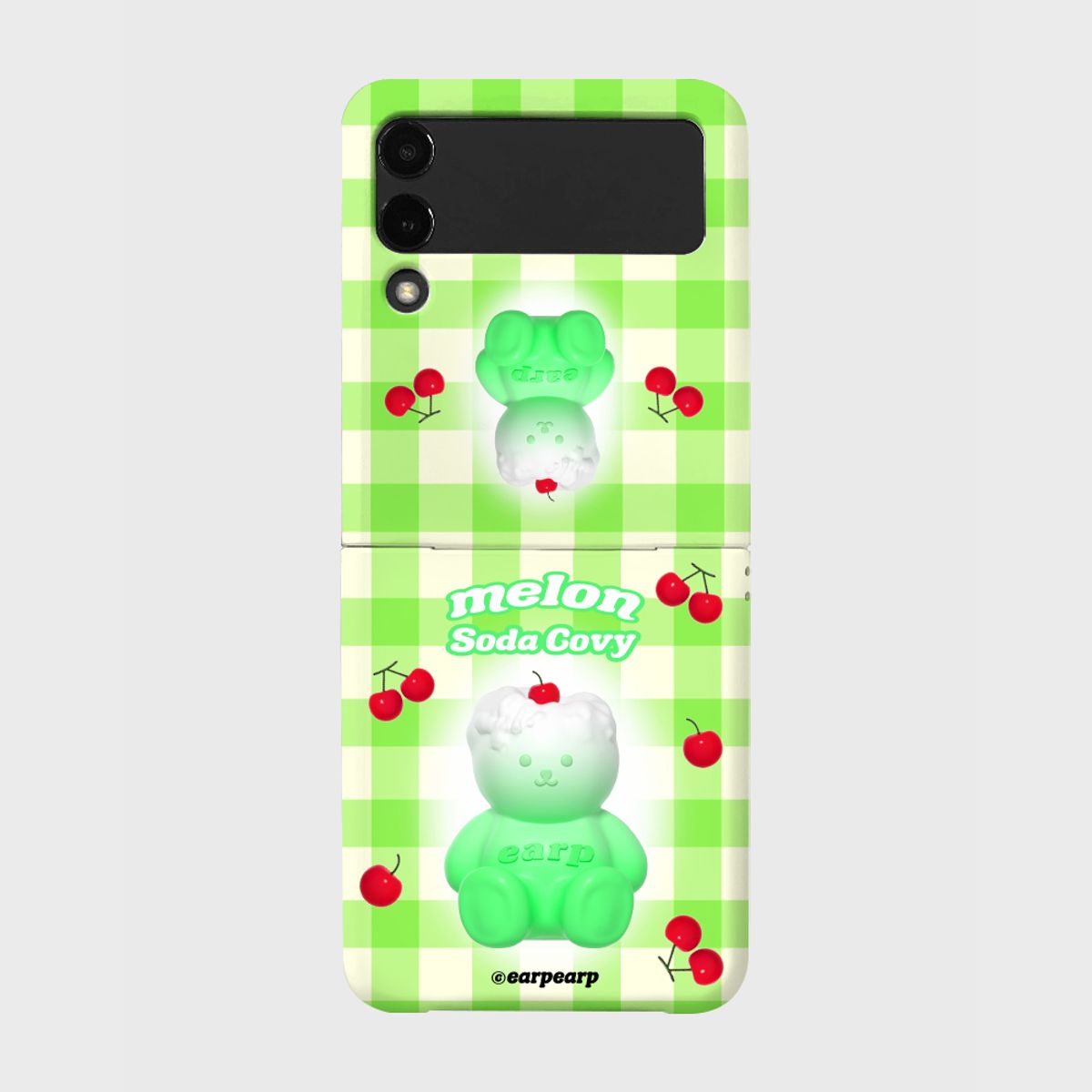 어프어프(EARPEARP) MELON SODA COVY-GREEN(Z플립-하드)