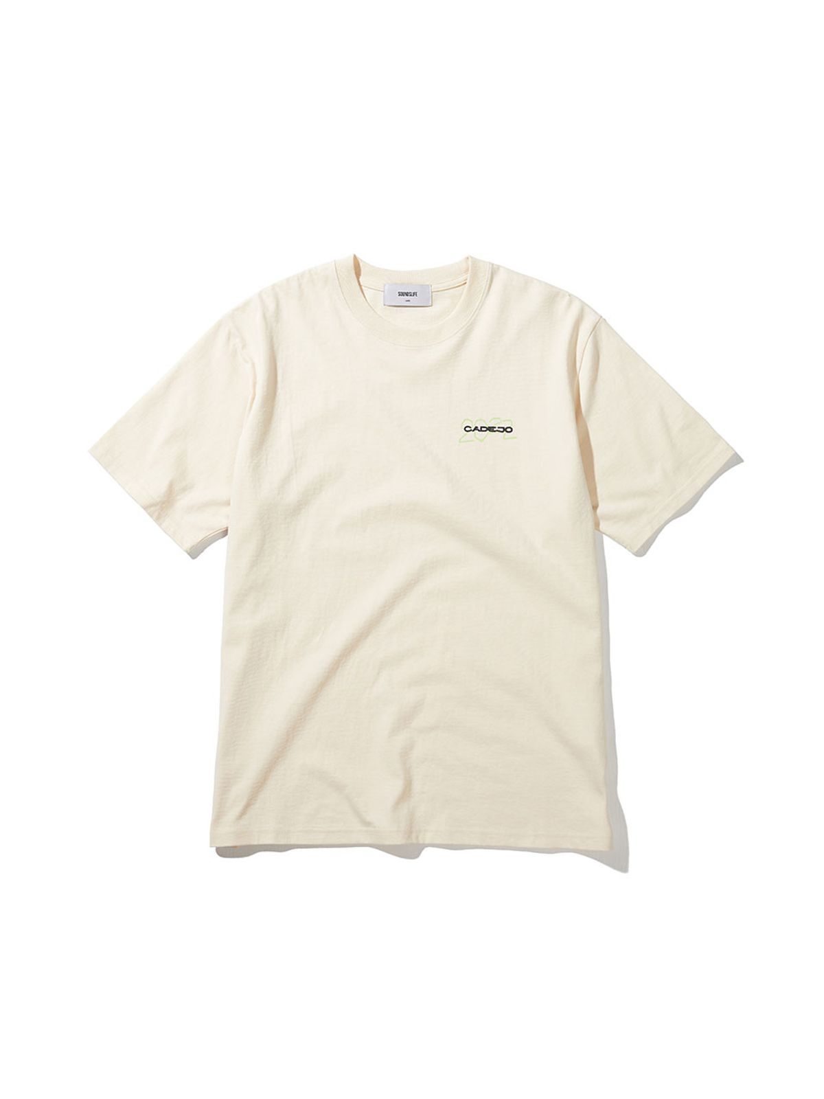 사운즈라이프(SOUNDSLIFE) CADEJO X SOUNDSLIFE Short Sleeve T-Shirt Ivory