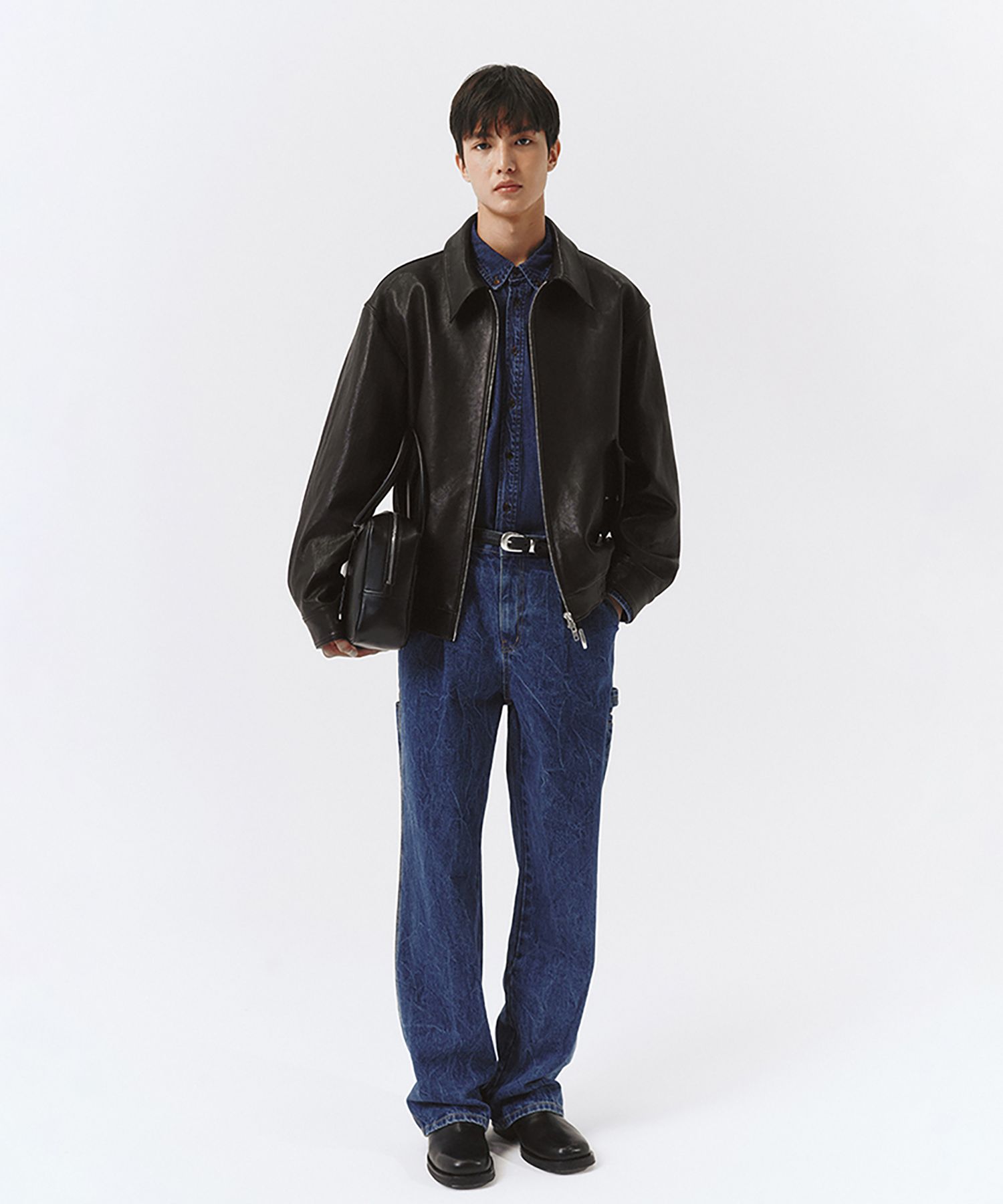 MUSINSA公式 | DUNST UNISEX ITALIAN LAMBSKIN LEATHER BLOUSON 