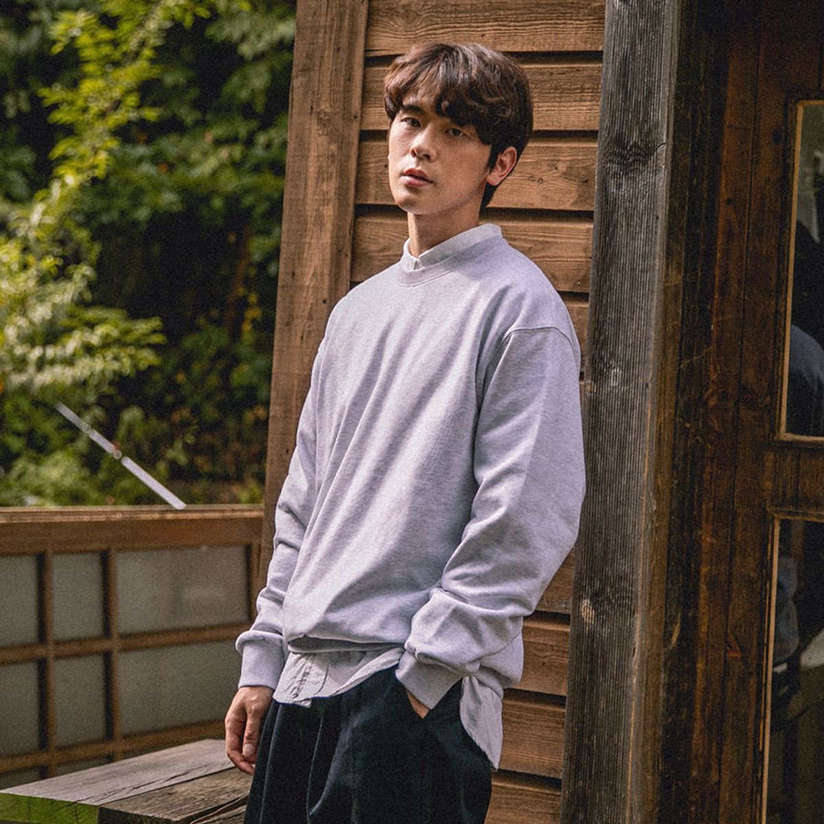 크루클린(CROOKLYN) 헤비웨이트 크루넥 무지 스웨트셔츠 CKL4001LS - 8 colors