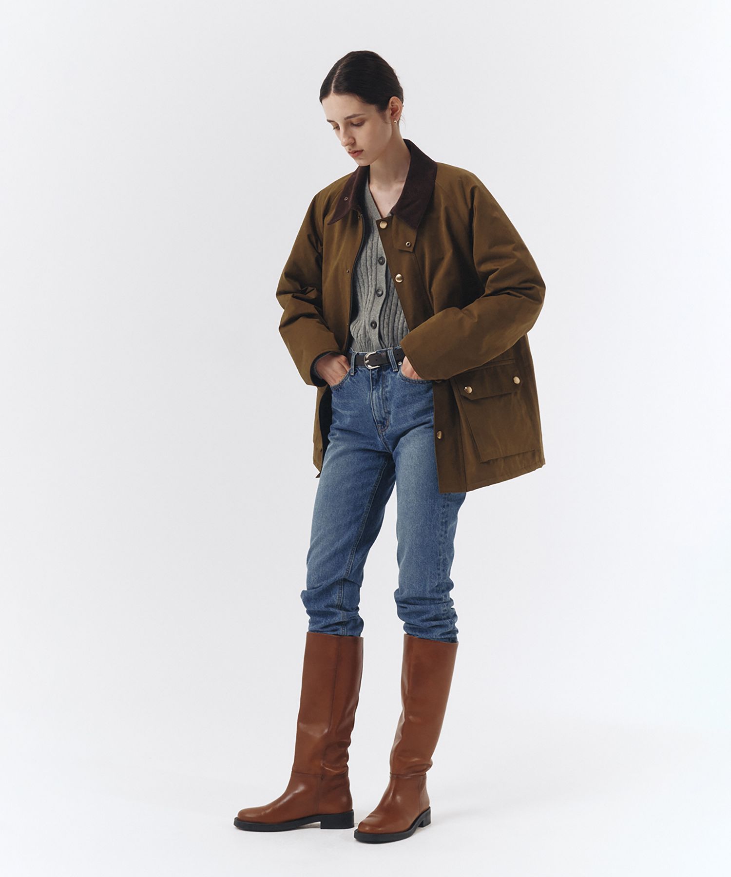 MUSINSA | DUNST FOR WOMEN UNISEX WAXED COTTON HUNTING JACKET MUSINSA | DUNST FOR WOMEN UNISEX WAXED COTTON HUNTING JACKET