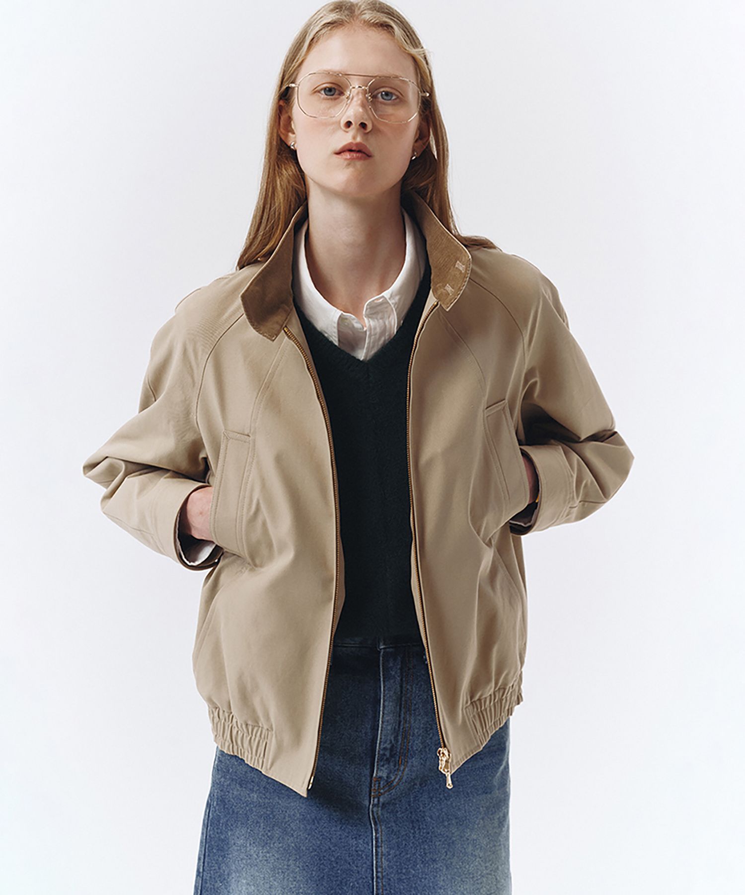 MUSINSA DUNST FOR WOMEN UNISEX CLASSIC HARRINGTON JACKET CLASSIC