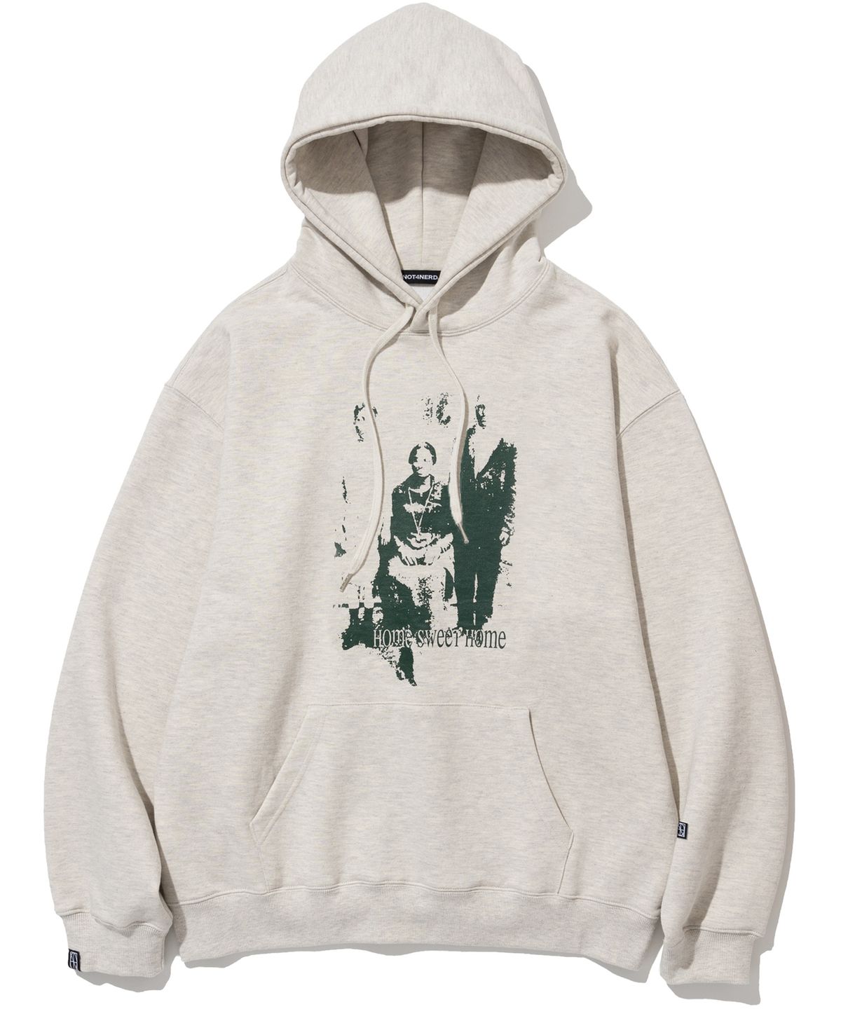 낫포너드(NOT4NERD) Sweet Home Pullover Hood - Light Grey