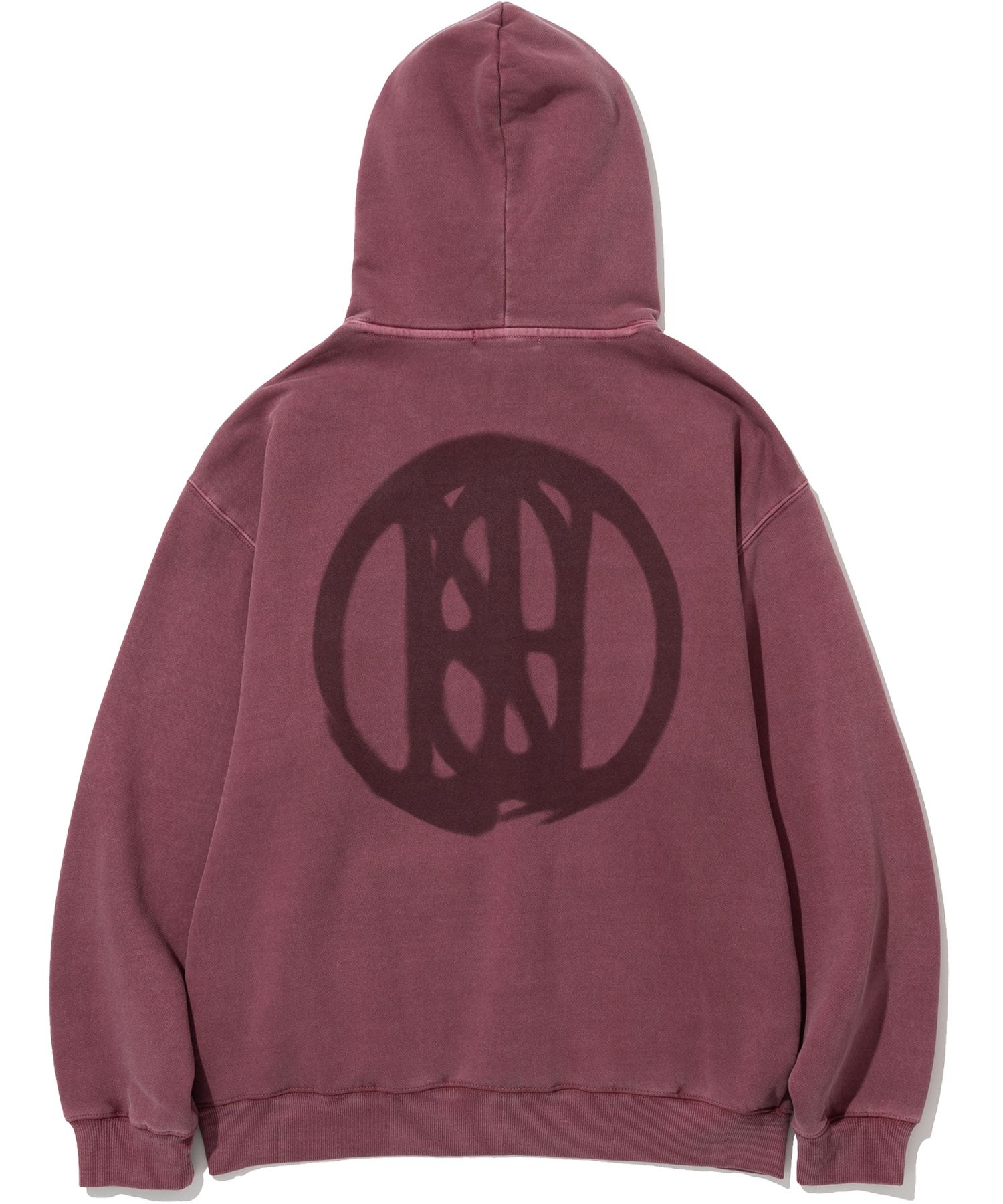 パーカー・フーディ NOT4NERD Pigment Wet Logo Pullover Hood Red HD043RD MUSINSA | NOT4NERD Pigment Wet Logo Pullover Hood - Red