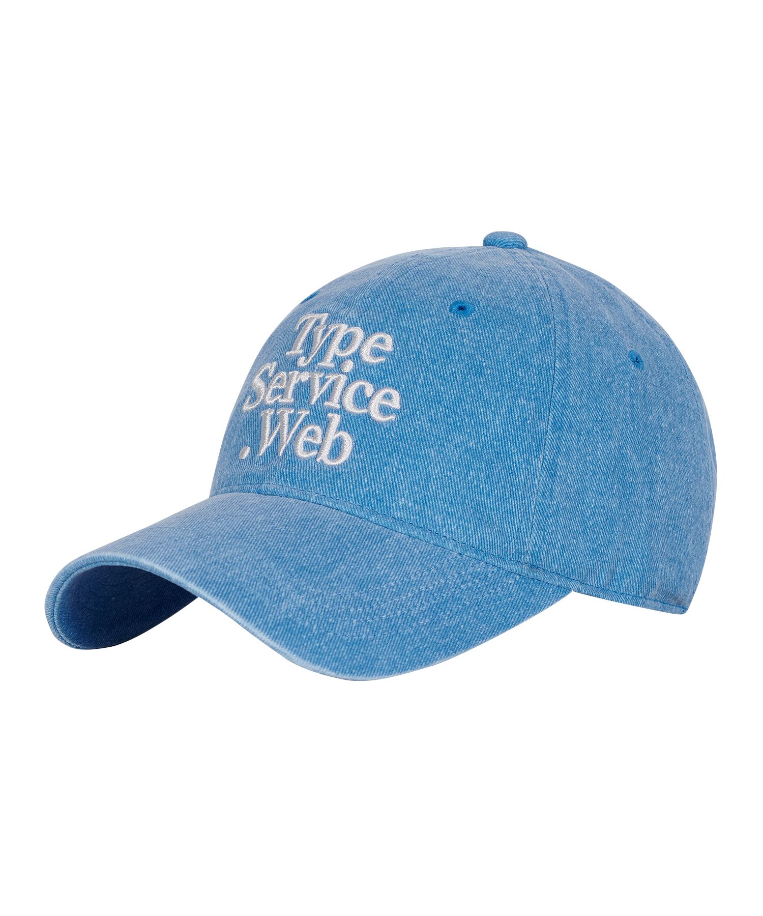 ●typeservice● Typeservice Web Cap Azure Blue COTA01ABF MUSINSA | TYPESERVICE Typeservice Web Cap [Azure Blue]