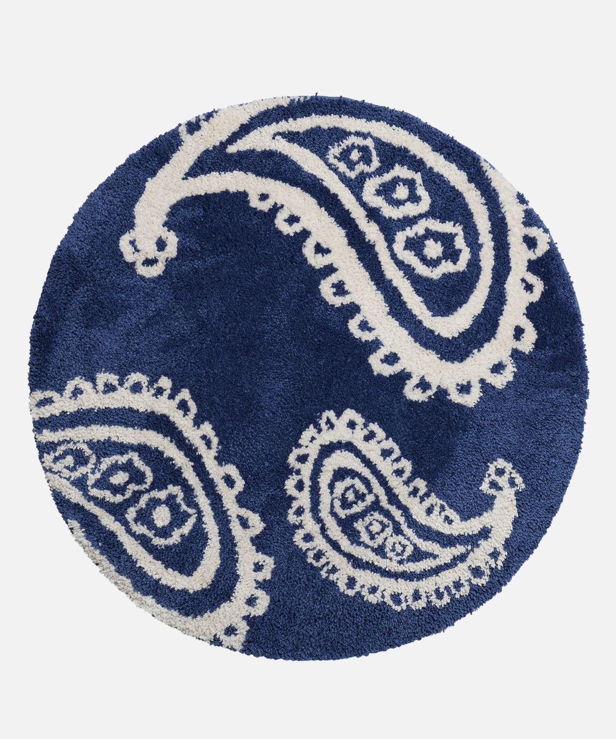 프리즘웍스(FRIZMWORKS) PAISLEY ROUND RUG (80*80) _ NAVY