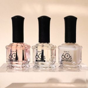 60초 건조 매니큐어 베이직 3종 세트 (베이스코트+탑코트+매트탑코트)