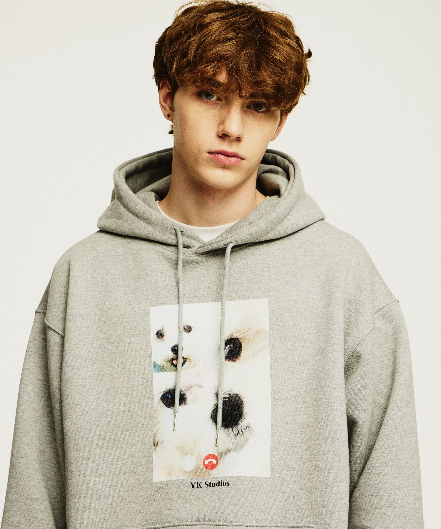 ★Wai Kei★ Maltese Facetime Hoodie Gray YK22FTS10 MUSINSA公式 | WAI KEI Maltese facetime hoodie gray