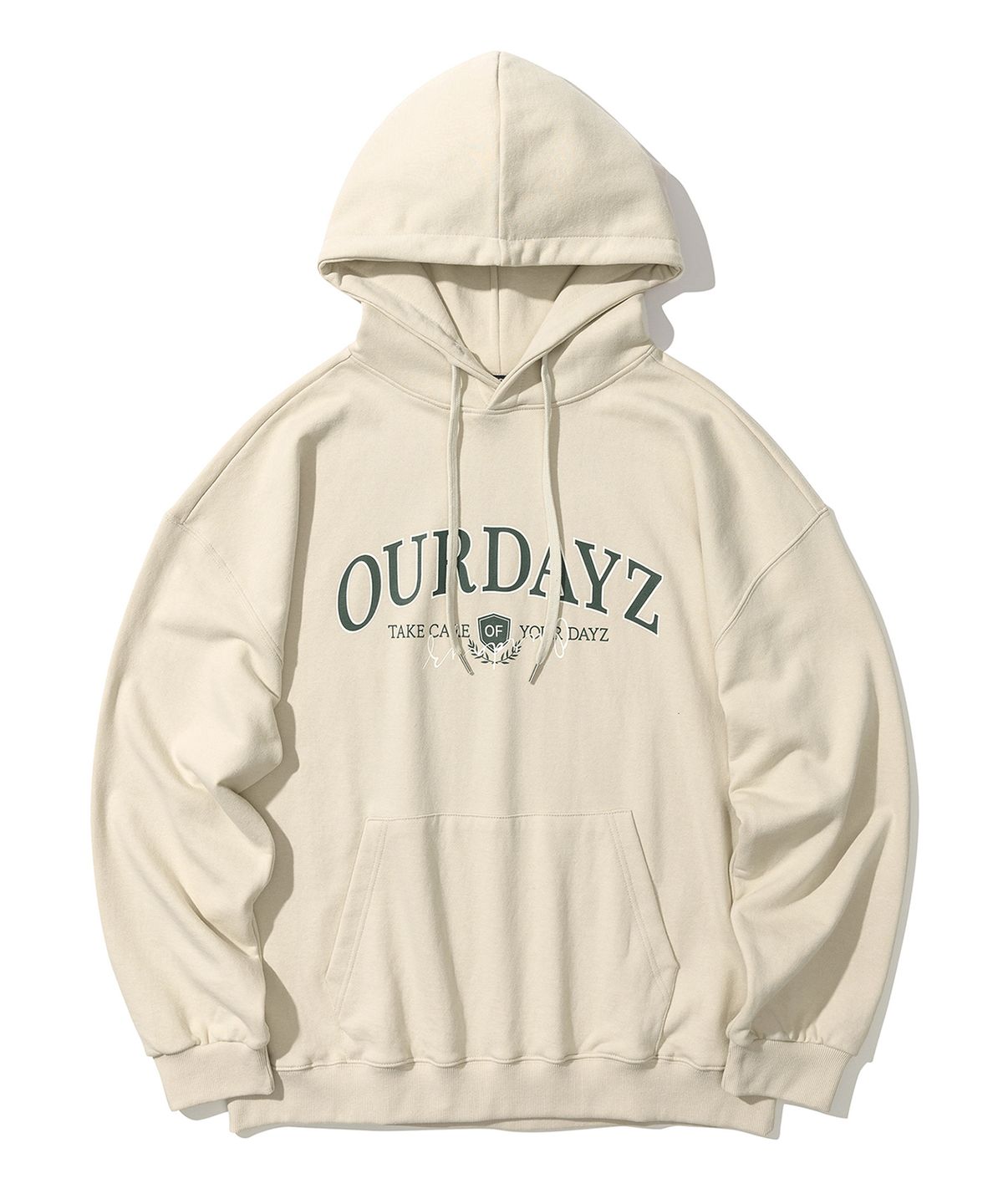아워데이즈(OURDAYZ) ODZ 아치 로고 후드티 [CREAM]
