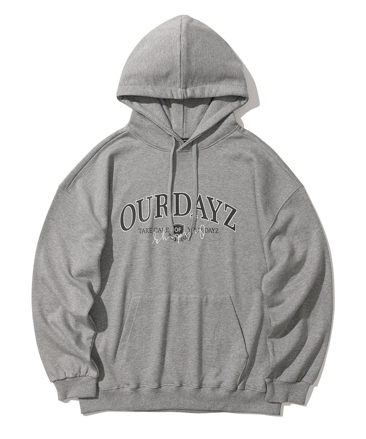 아워데이즈(OURDAYZ) ODZ 아치 로고 후드티 [MELANGE GREY]