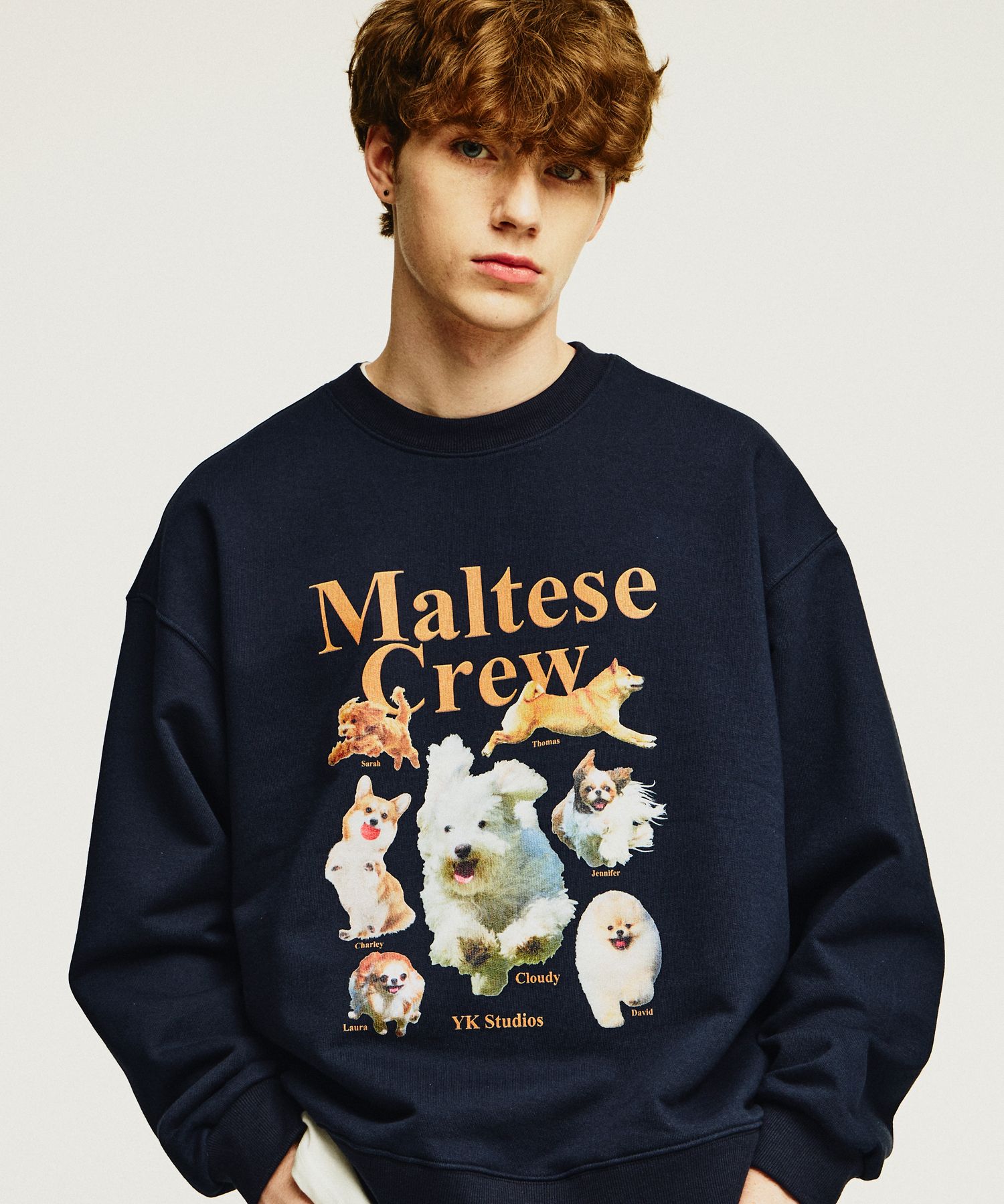 さらに100円引き◆Wai Kei◆Maltese Crew Sweatshirt Maltese Crew Sweatshirt - WaiKei | 60% - Asian Fashion