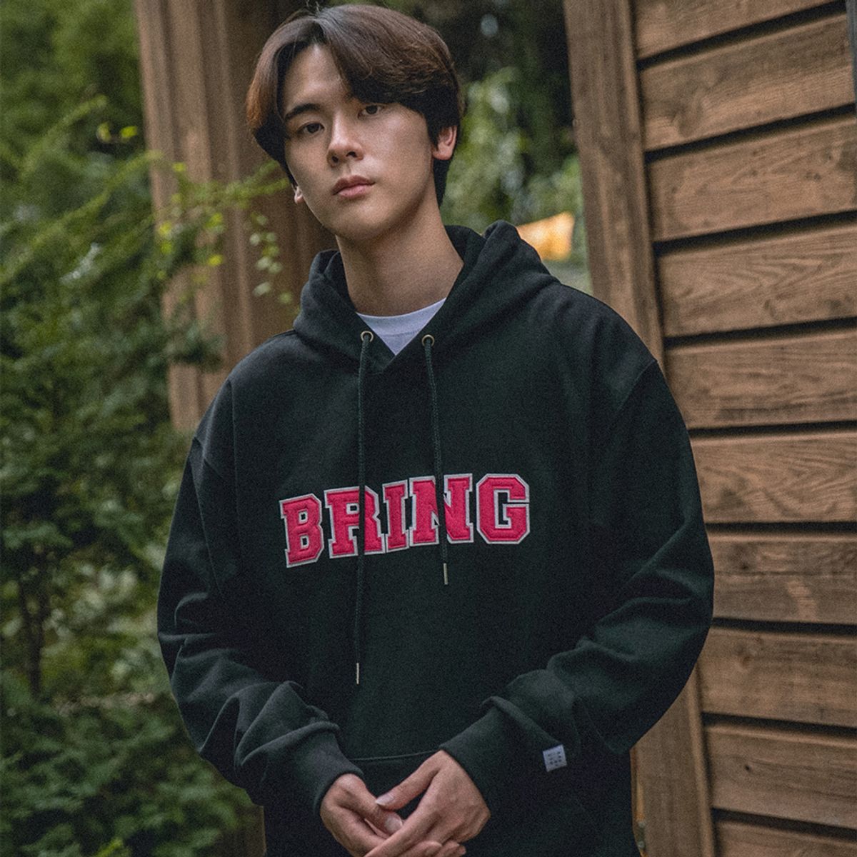 크루클린(CROOKLYN) BRING BACK 헤비 후드 티셔츠 CKL5101LS - 3 colors