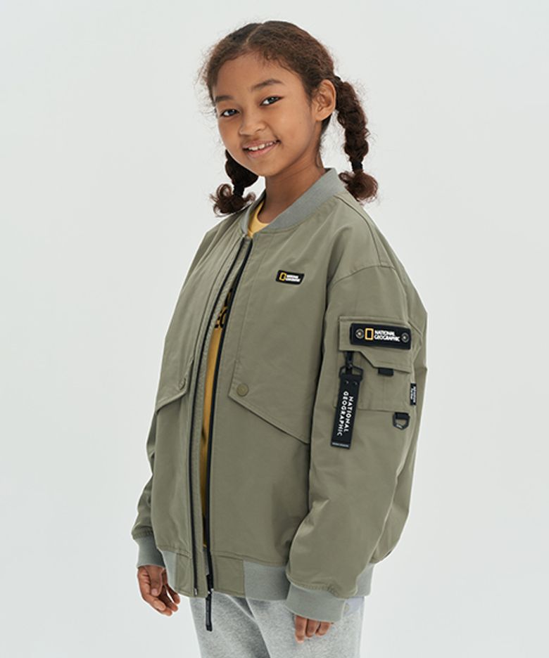 K223UJP920 어드벤처 항공 점퍼 LICHEN KHAKI